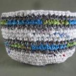 Upcycled Plarn Bowl - Made..